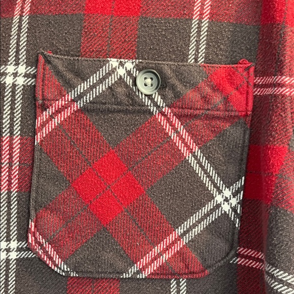 Ruff Hewn Red and Black Checkered Men's Shirt - Picture 3 of 5